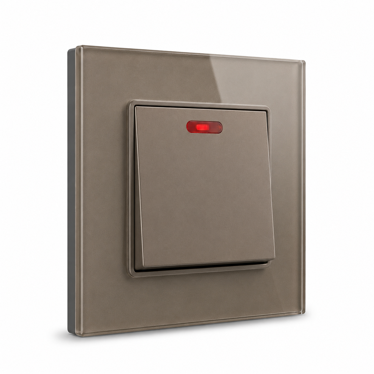 Premium 20A Switch - Grey Glass