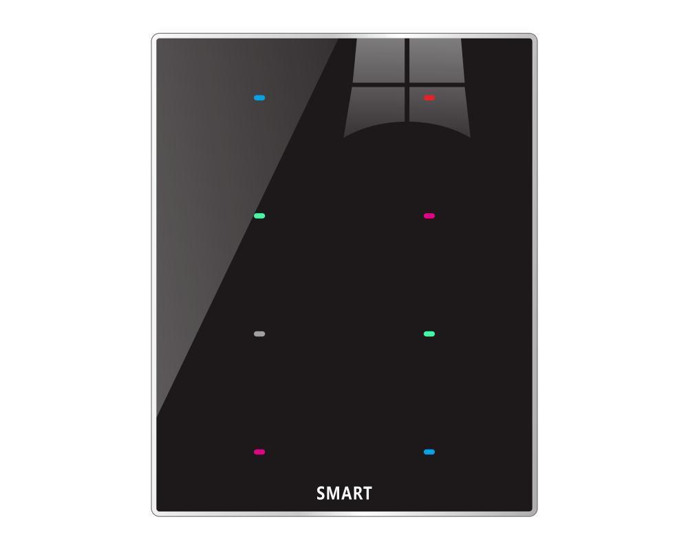S-BUS ENABLED, ELEGANT TOUCH GLASS SWITCH