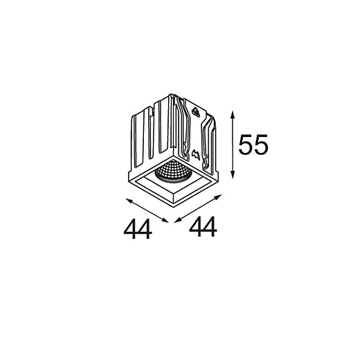 SQUARE DOWNLIGHT - MINI PUZZLE MODULE