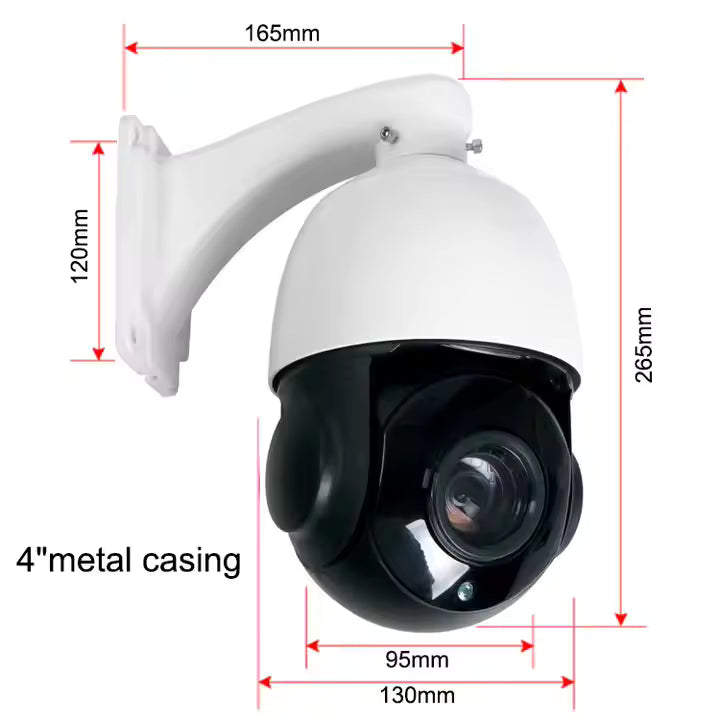 Outdoor 4K 30X Zoom Speed Dome Security Camera