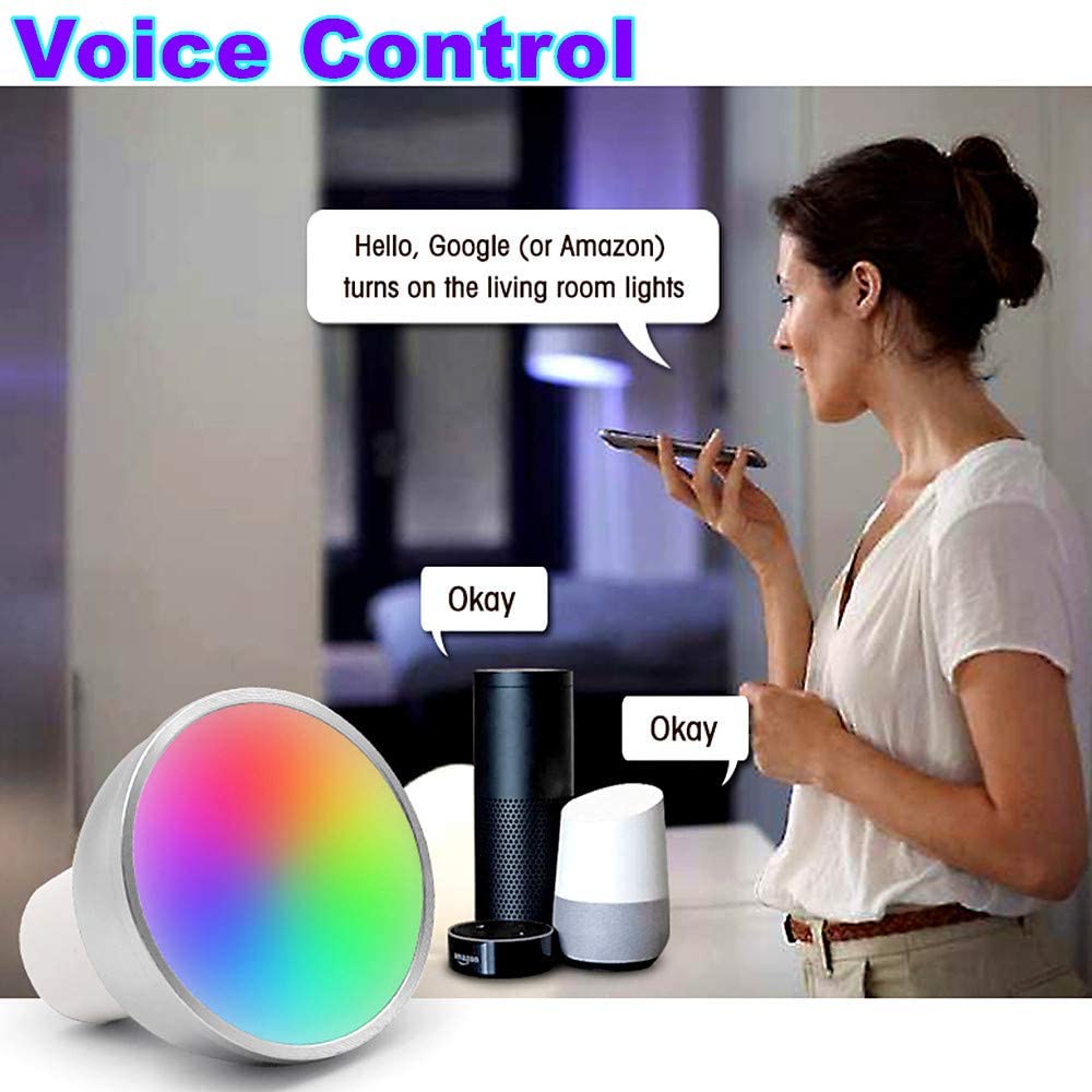 SMART WIRELESS RGBCW BULB - 5W GU10