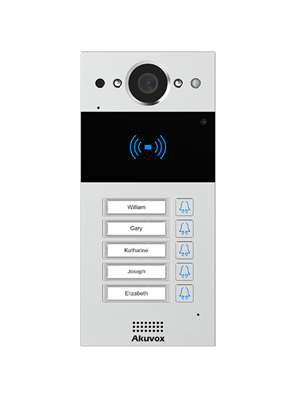 OUTDOOR VIDEO INTERCOM UNIT 5 BUTTONS