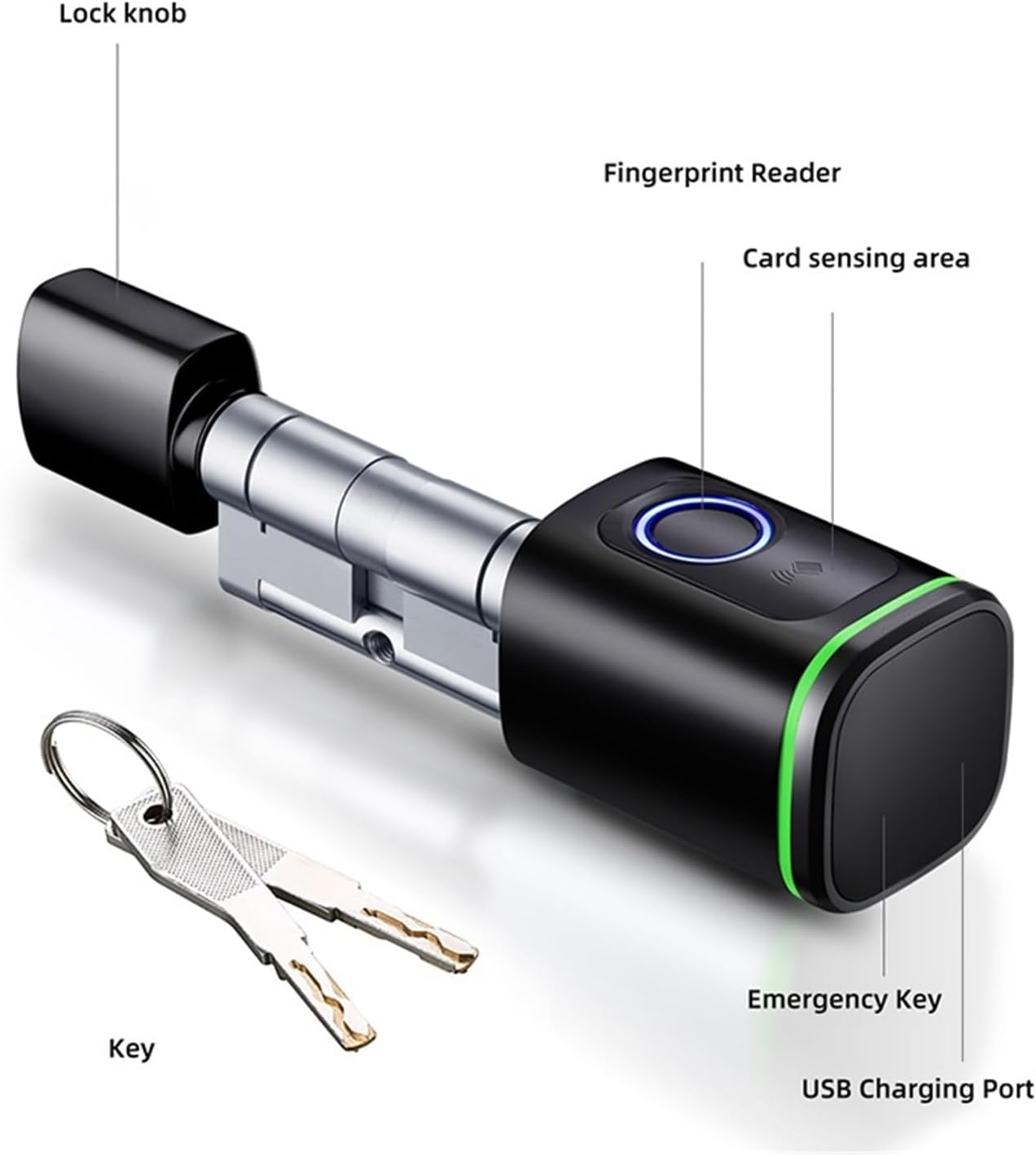 SMART MINI DOOR LOCK - CYLINDRICAL