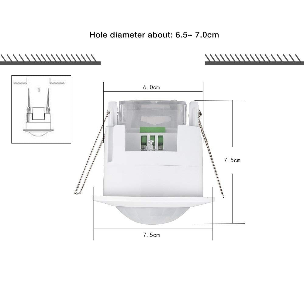 RECESSED MOTION SENSOR