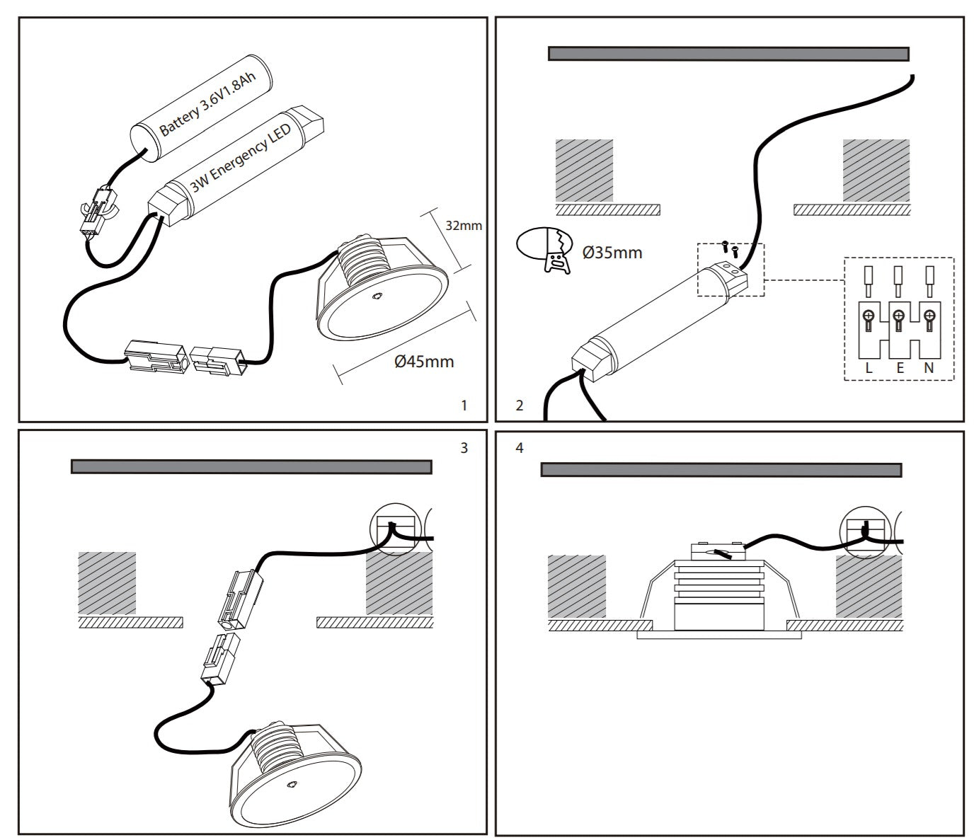 EMERGENCY MINI LIGHT 3W