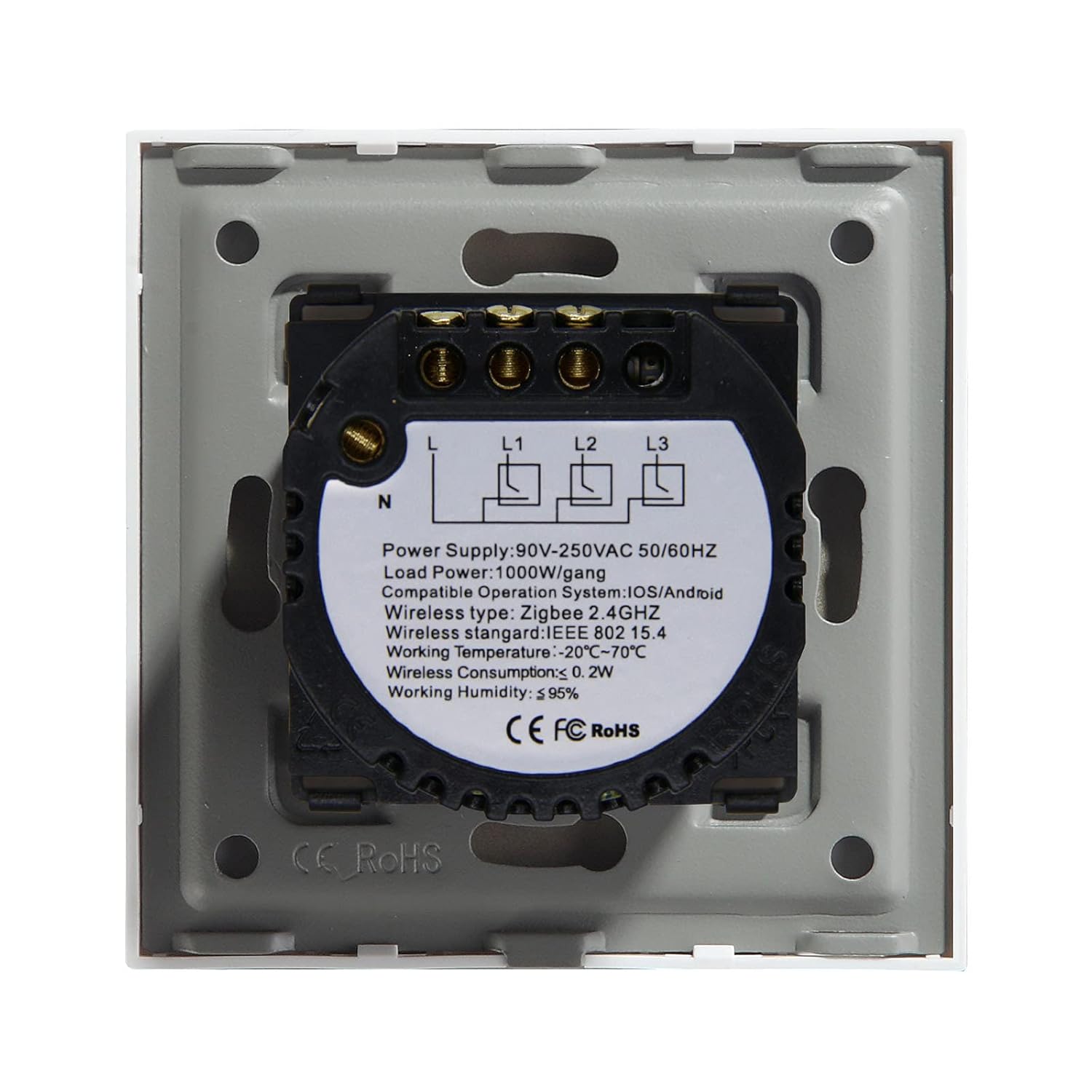 ZIGBEE SWITCH - 2 GANG