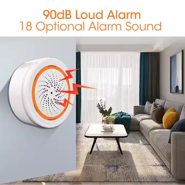 إنذار صوتي ومرئي بتقنية ZIGBEE