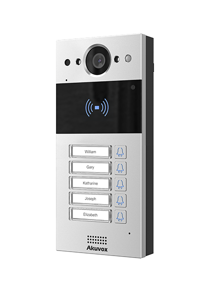 OUTDOOR VIDEO INTERCOM UNIT 5 BUTTONS