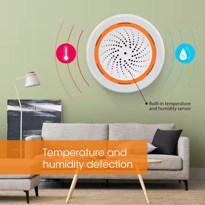 إنذار صوتي ومرئي بتقنية ZIGBEE