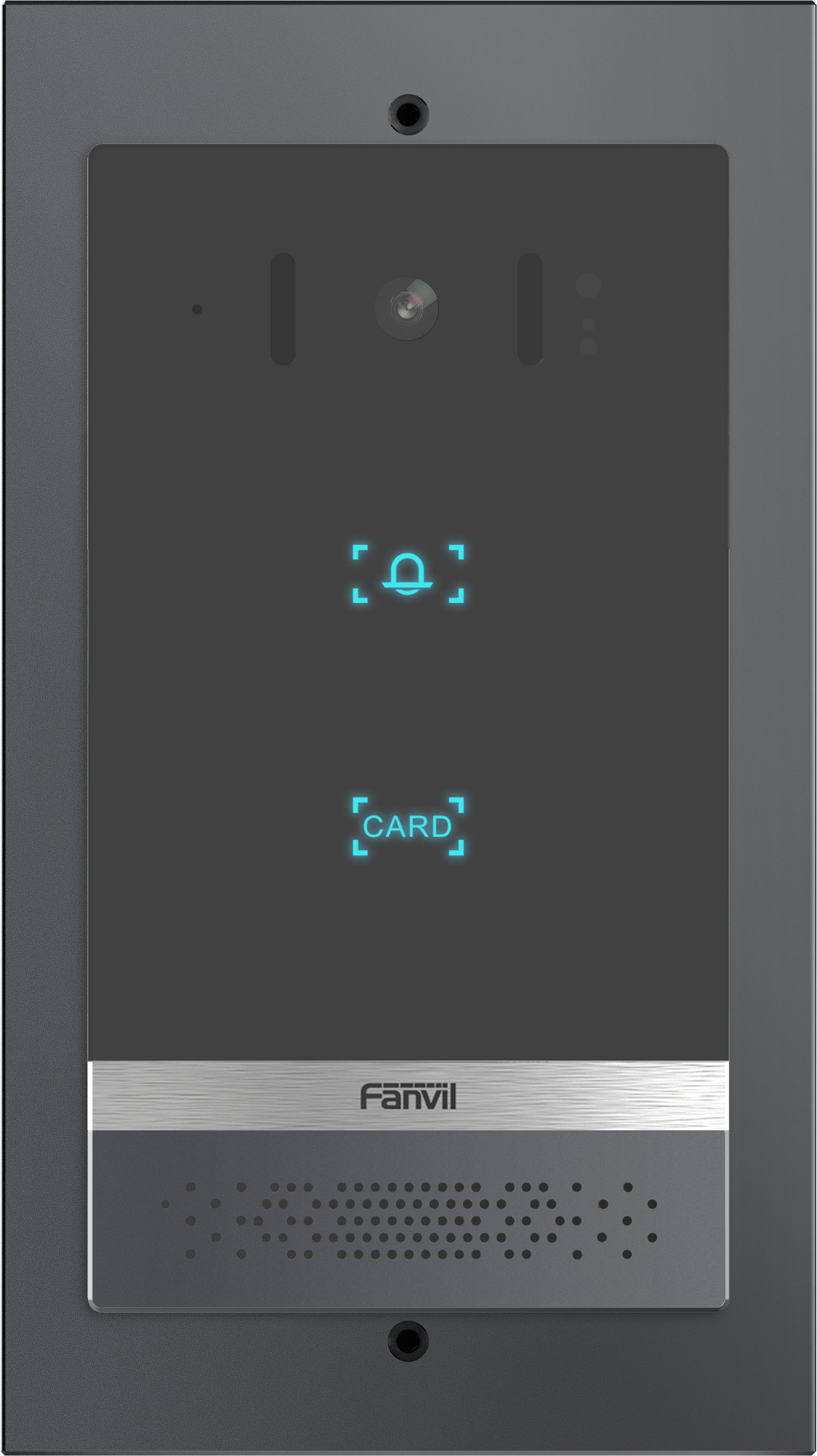 OUTDOOR VIDEO INTERCOM UNIT WITH CARD