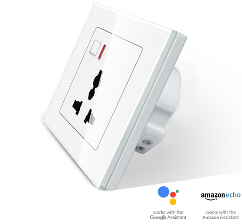 SMART WIFI GLASS POWER SOCKET
