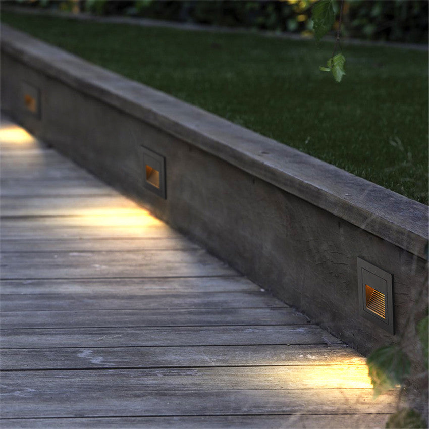 STEPS LIGHT WALL RECESSED 3W -White