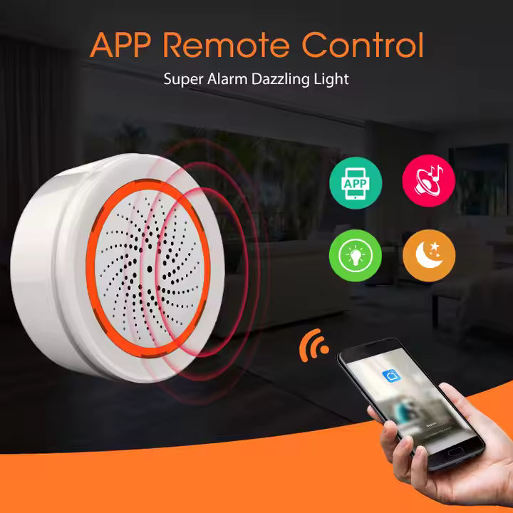 إنذار صوتي ومرئي بتقنية ZIGBEE