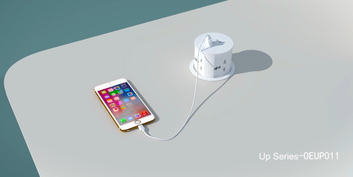 POP UP UNIVERSAL WIRELESS CHARGING SOCKET