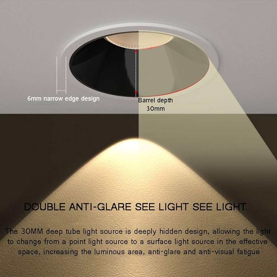 ANTIGLARE DOWNLIGHT 10W