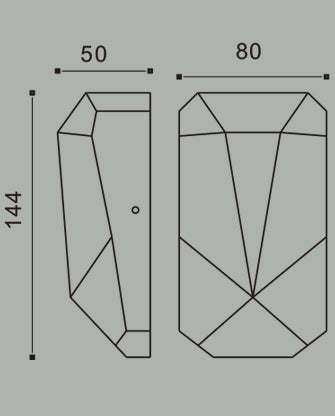 ULTRA MODERN WALL LIGHT SINGLE SIDE