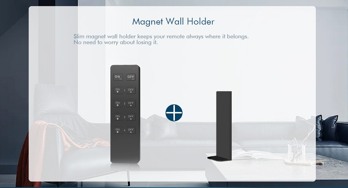4 ZONES RF DIMMING REMOTE CONTROLLER