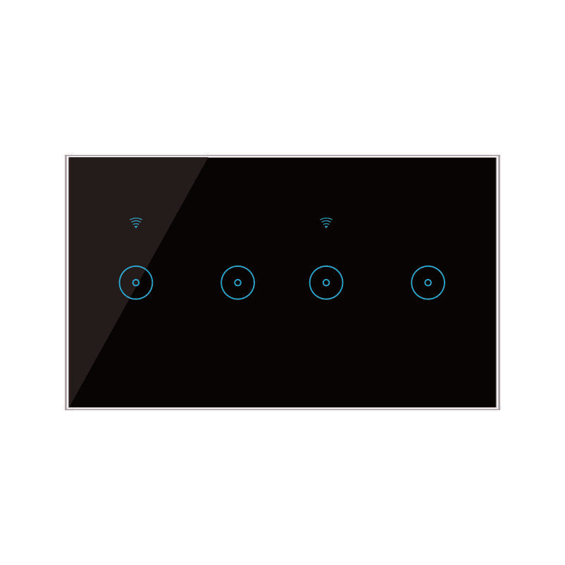SMART GLASS WIFI TOUCH SWITCH - 4 GANG