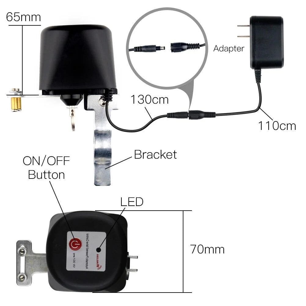 ZIGBEE SMART WATER VALVE DETECTOR