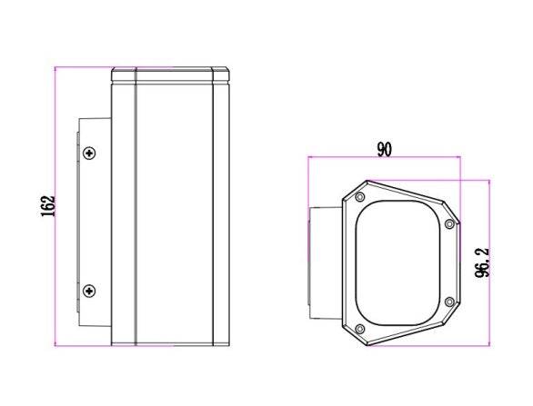 MODERN WALL LIGHT - ONE DIRECTION 7W