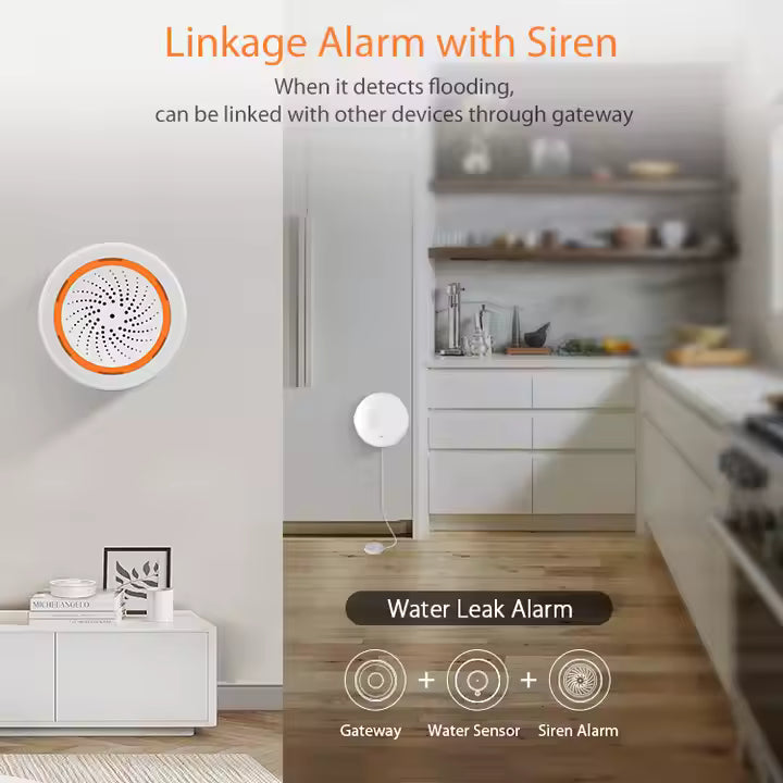 إنذار صوتي ومرئي بتقنية ZIGBEE