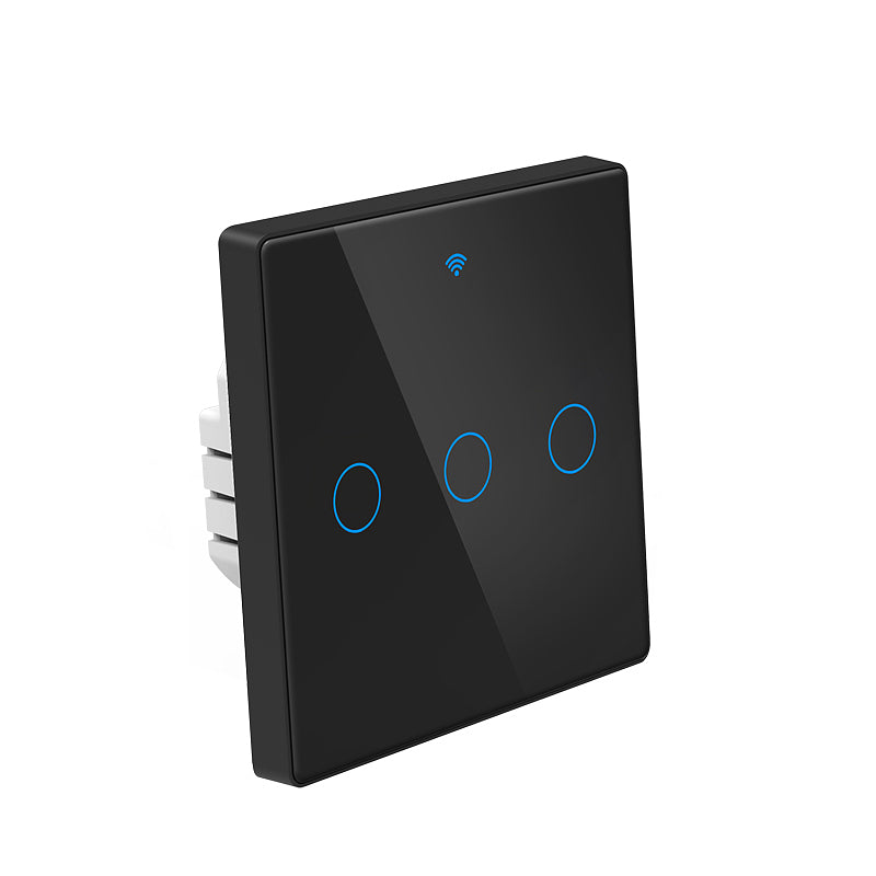 SMART GLASS WIFI TOUCH SWITCH - 3 GANG
