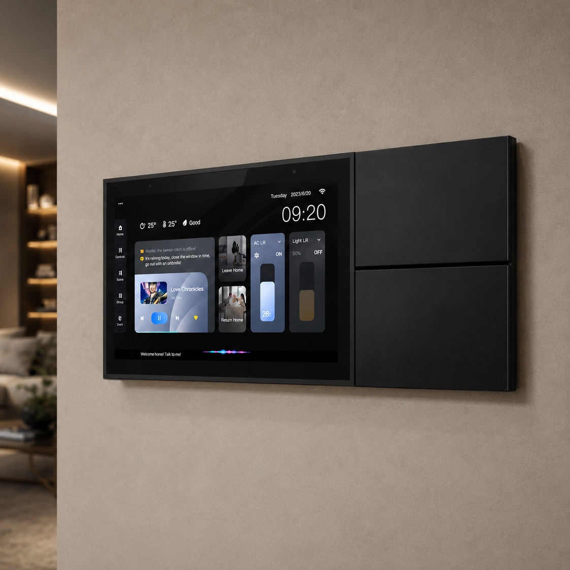 6 Inch Smart Home Control Screen | ISH Kuwait