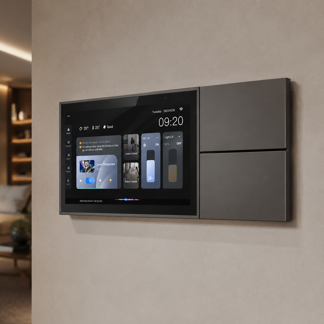 6 Inch Smart Home Control Screen | ISH Kuwait