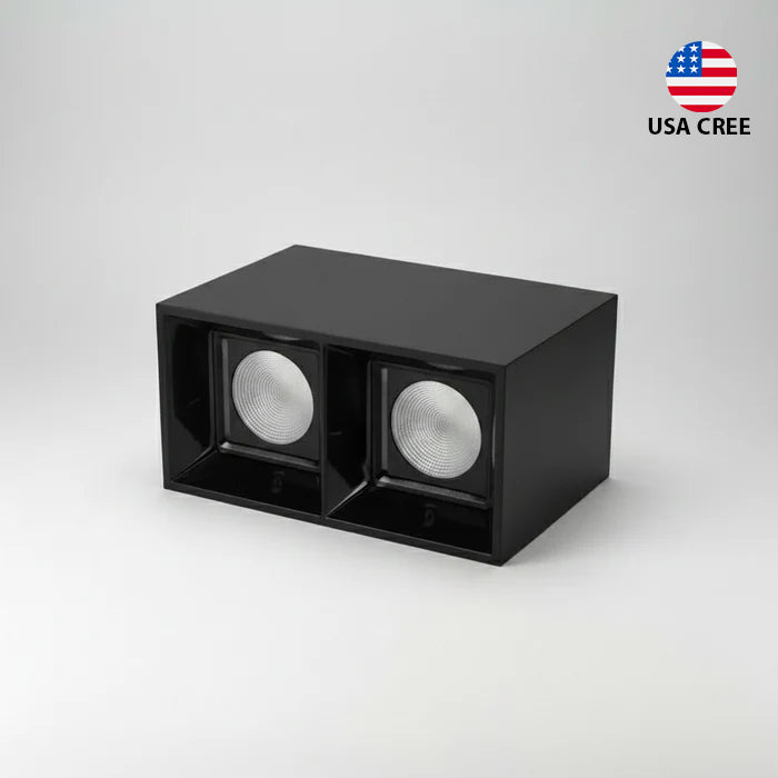 CEILING MOUNTED SQUARE - DOUBLE | ISH Kuwait