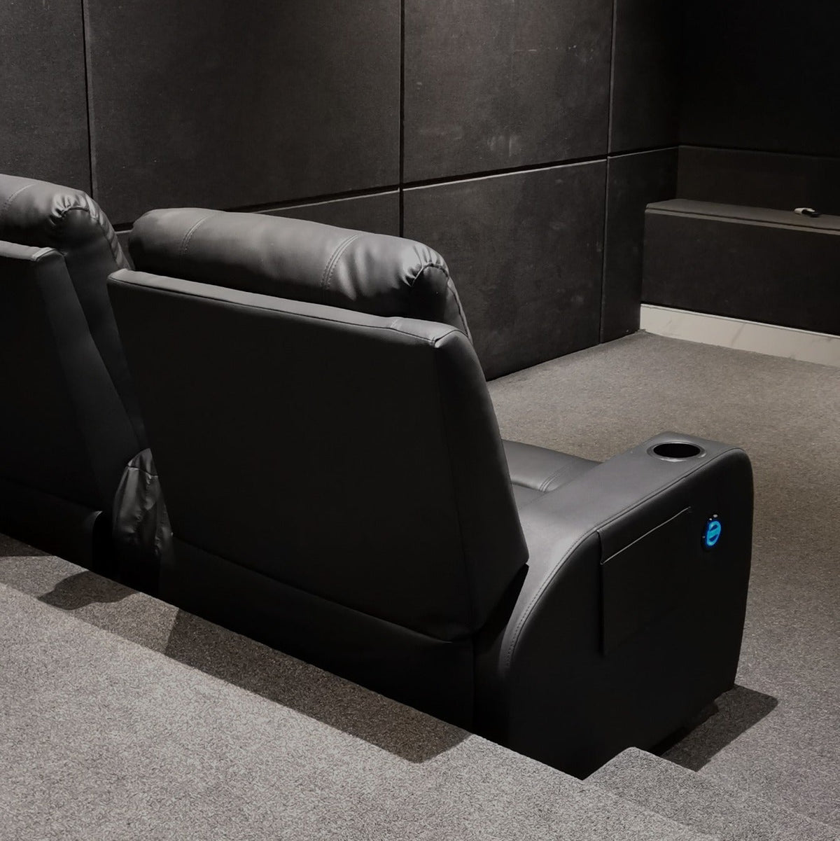 CINEMA ROOM ELECTRIC RECLINER - PHANTOM DOUBLE | ISH Kuwait