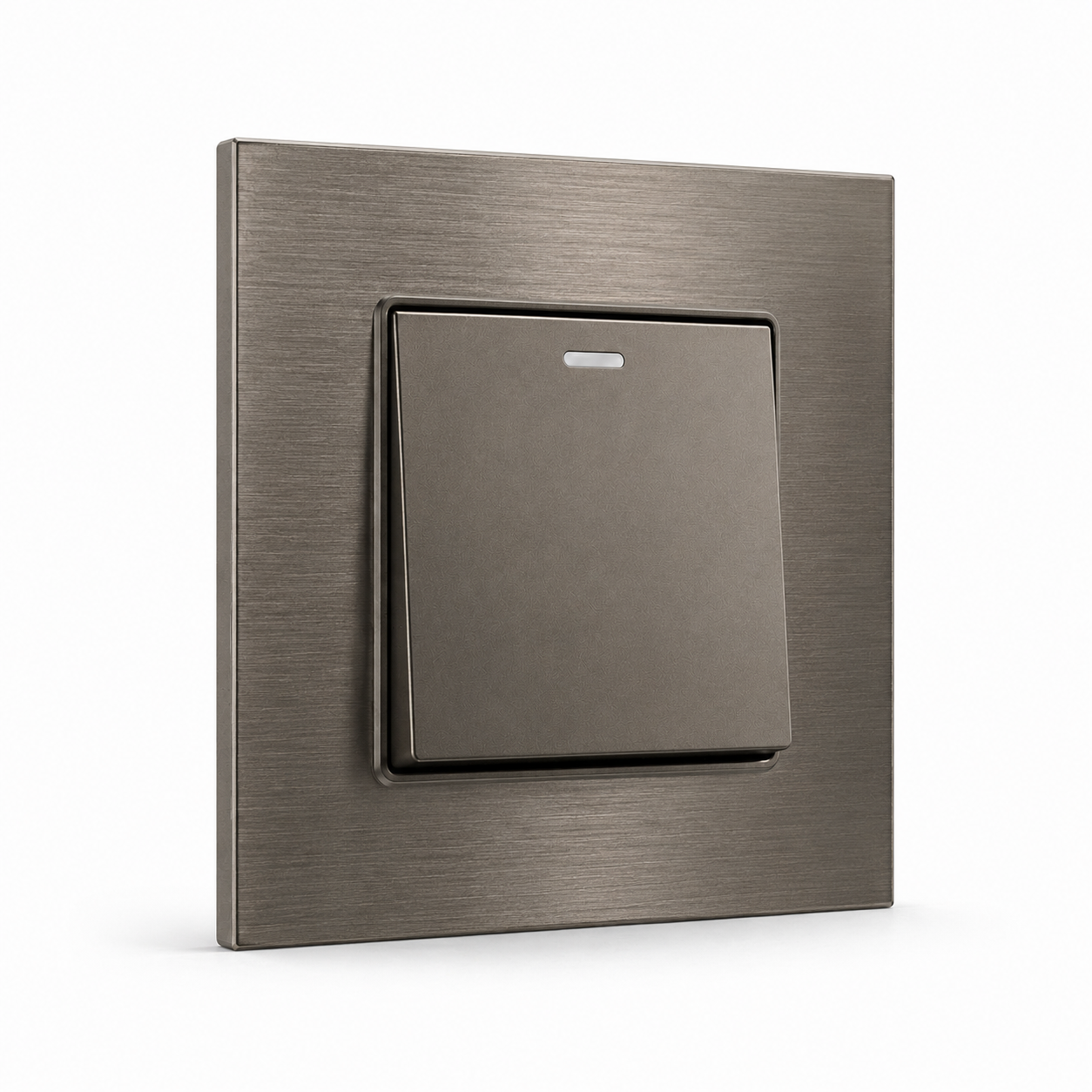 Premium 1 Gang Switch - Grey Aluminium