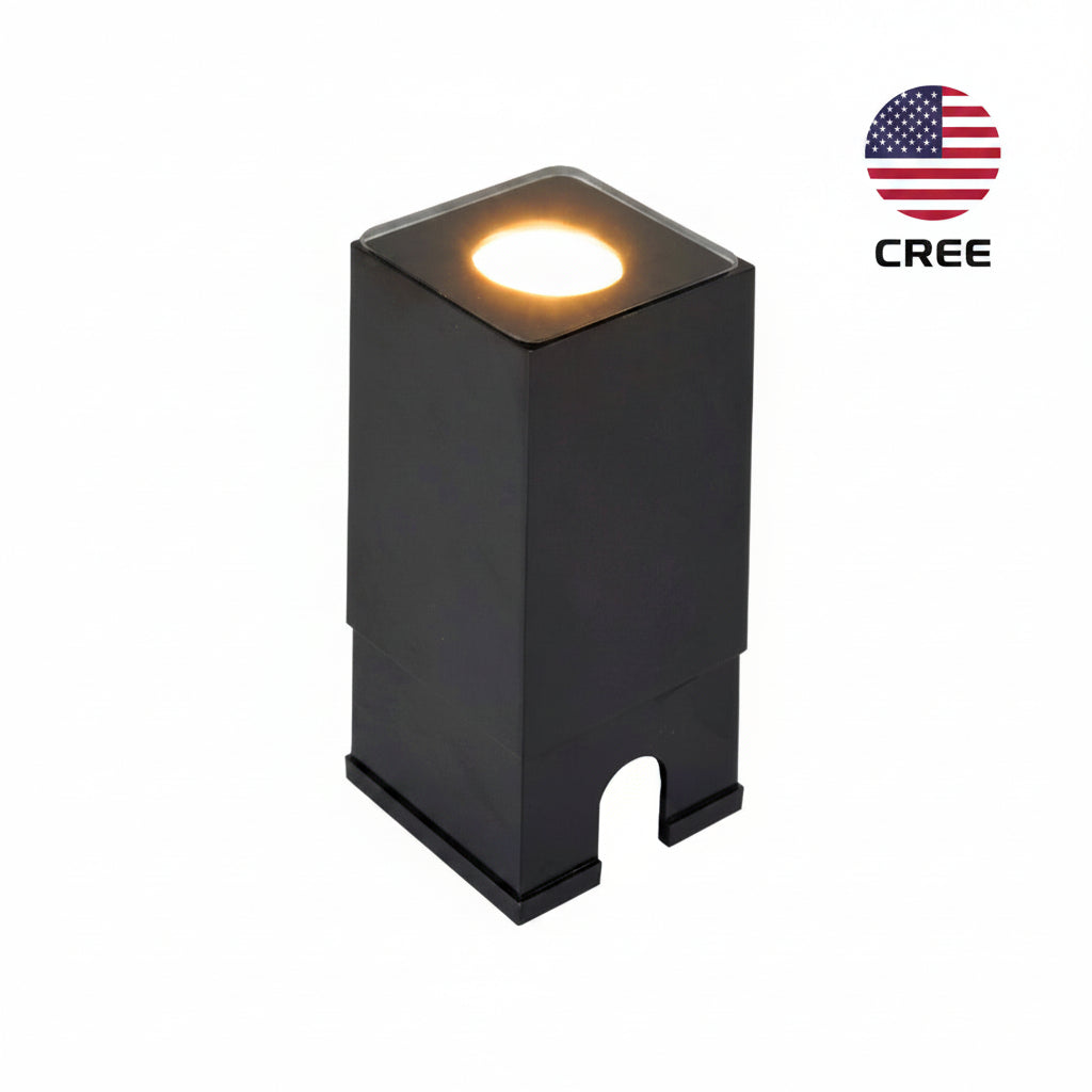 FRAMELESS SQUARE UPLIGHT - 3W | ISH Kuwait