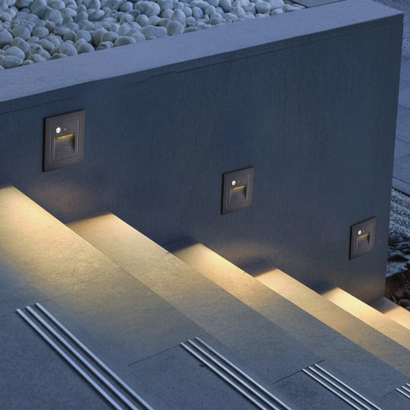 MOTION SENSOR STEPS LIGHT WALL RECESSED 3W | ISH Kuwait