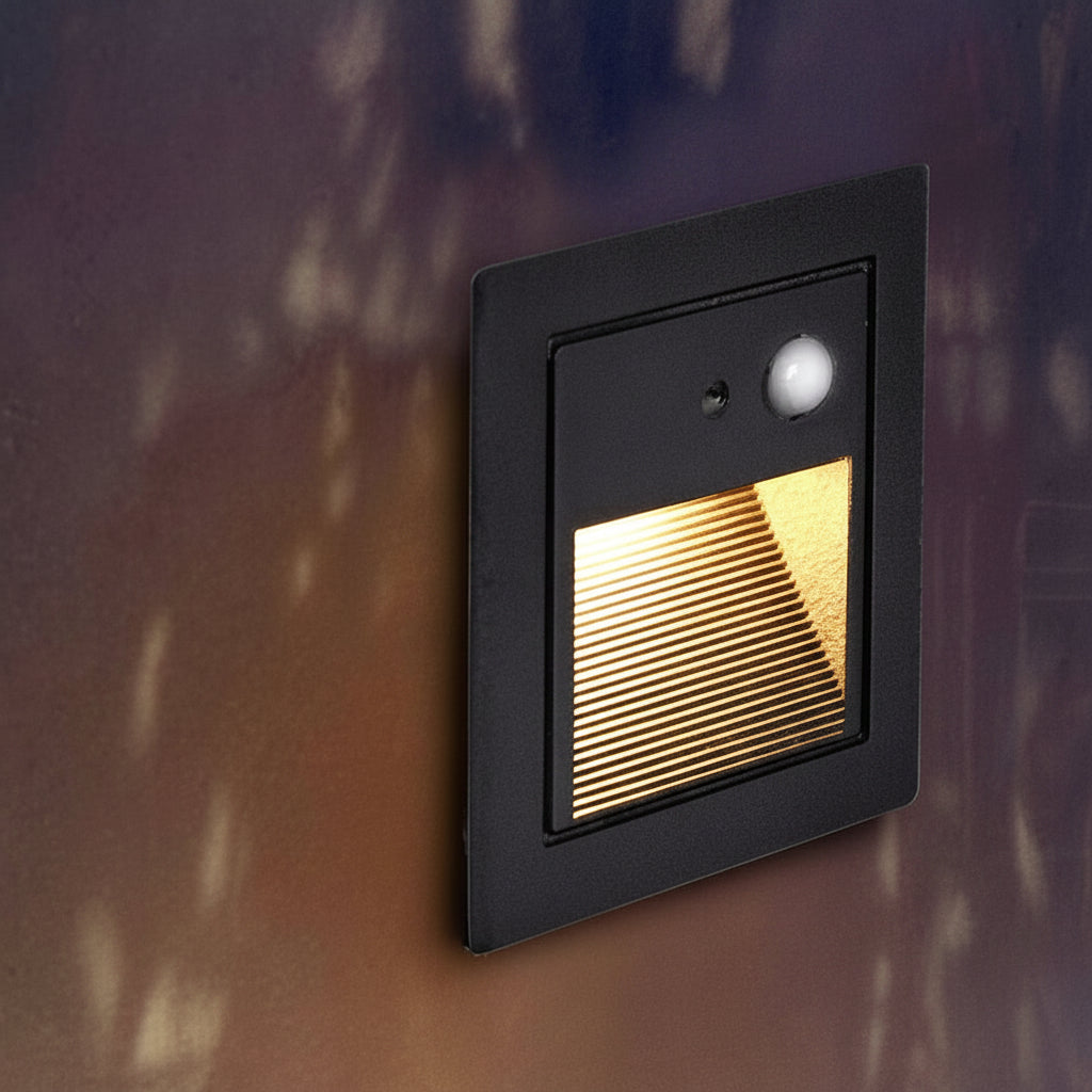 MOTION SENSOR STEPS LIGHT WALL RECESSED 3W | ISH Kuwait
