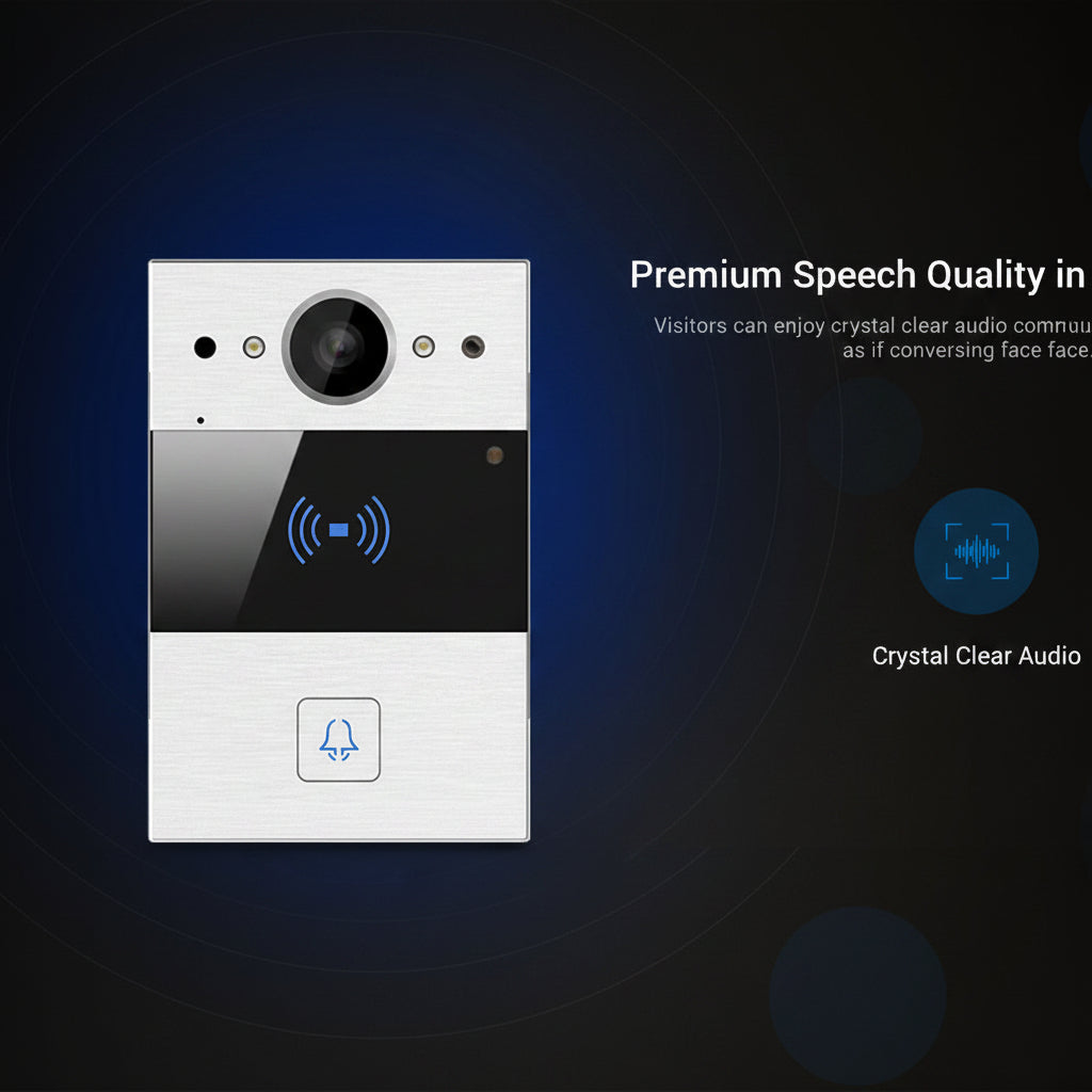 OUTDOOR VIDEO INTERCOM UNIT SINGLE BUTTON | ISH Kuwait