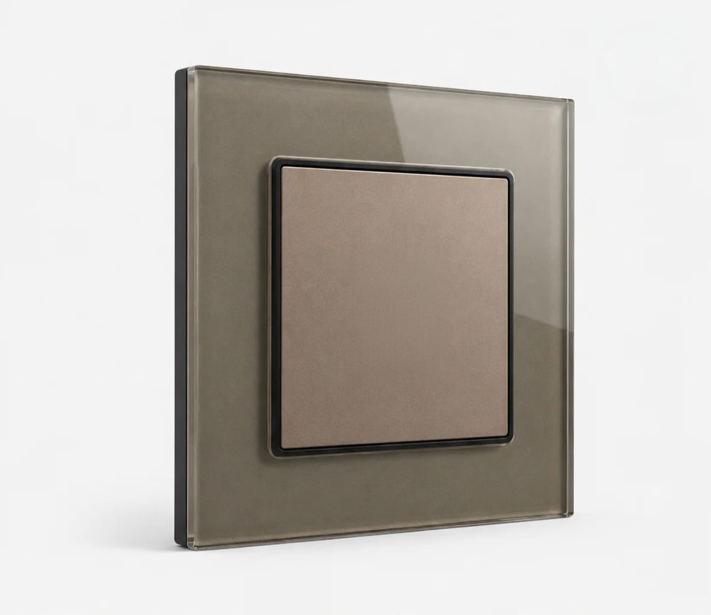 Premium 3×3 Blank Plate – Champagne | ISH Kuwait