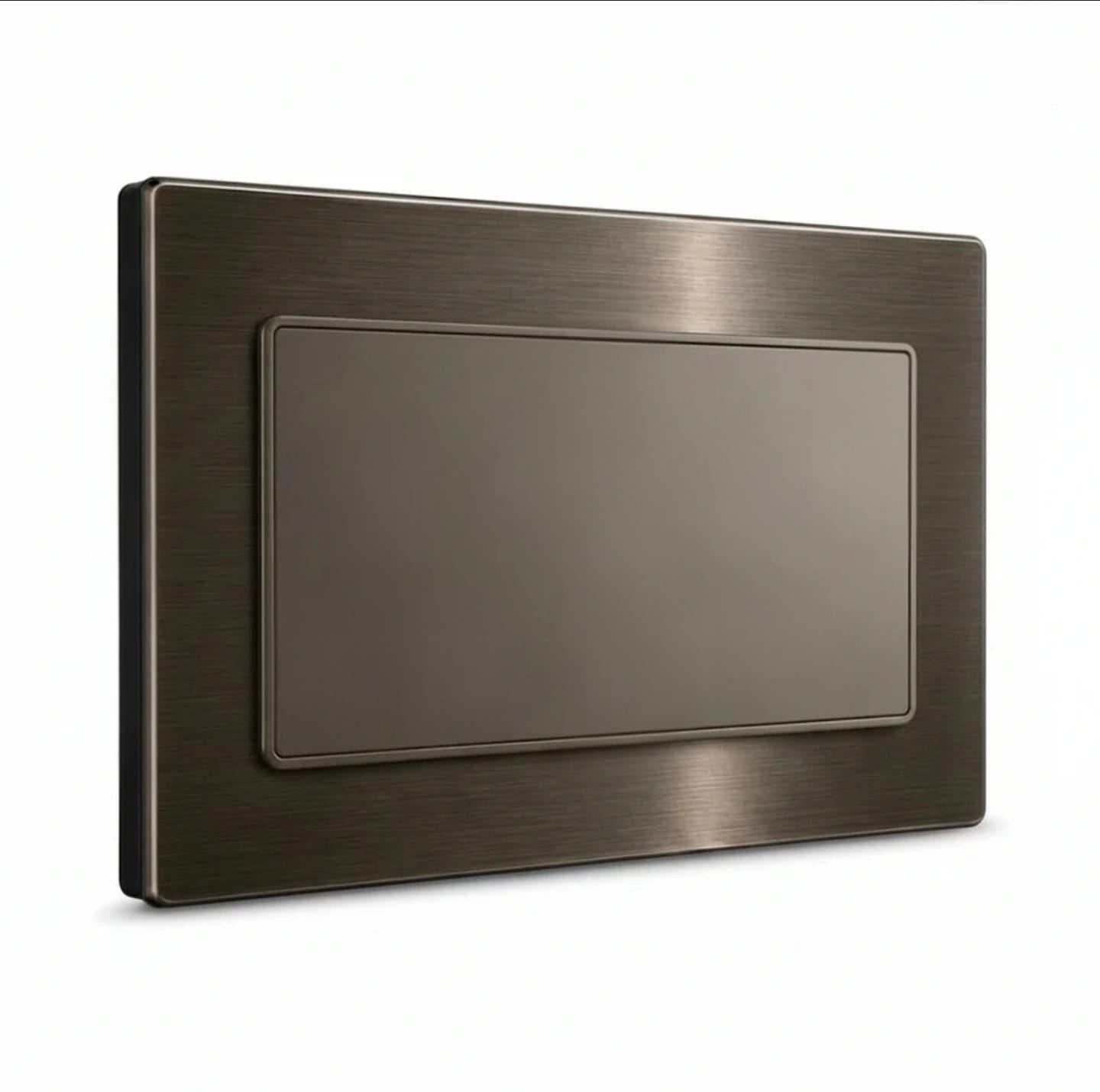 Premium 3×6 Double Blank Plate – Stainless Steel | ISH Kuwait