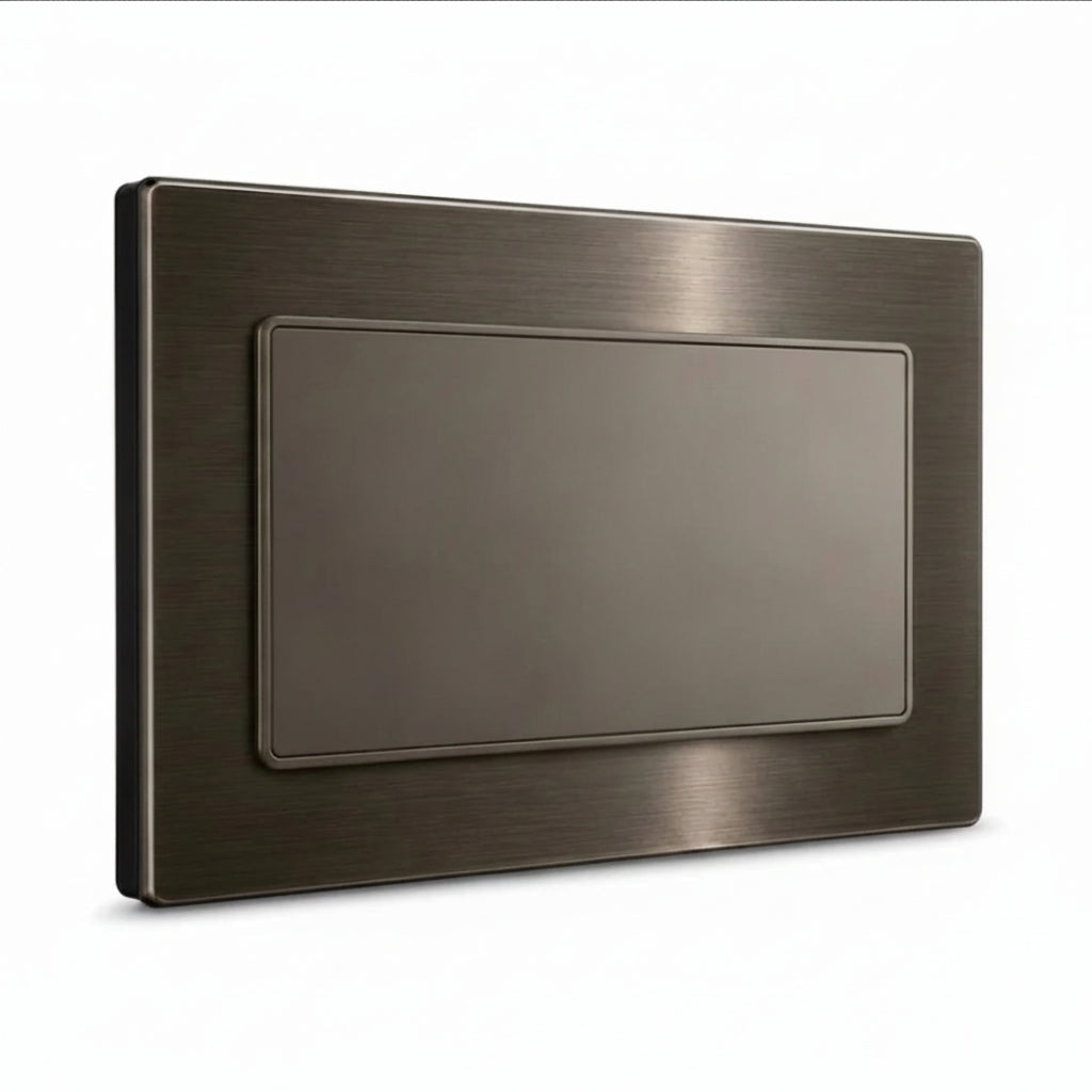 Premium 3×6 Double Blank Plate – Stainless Steel | ISH Kuwait
