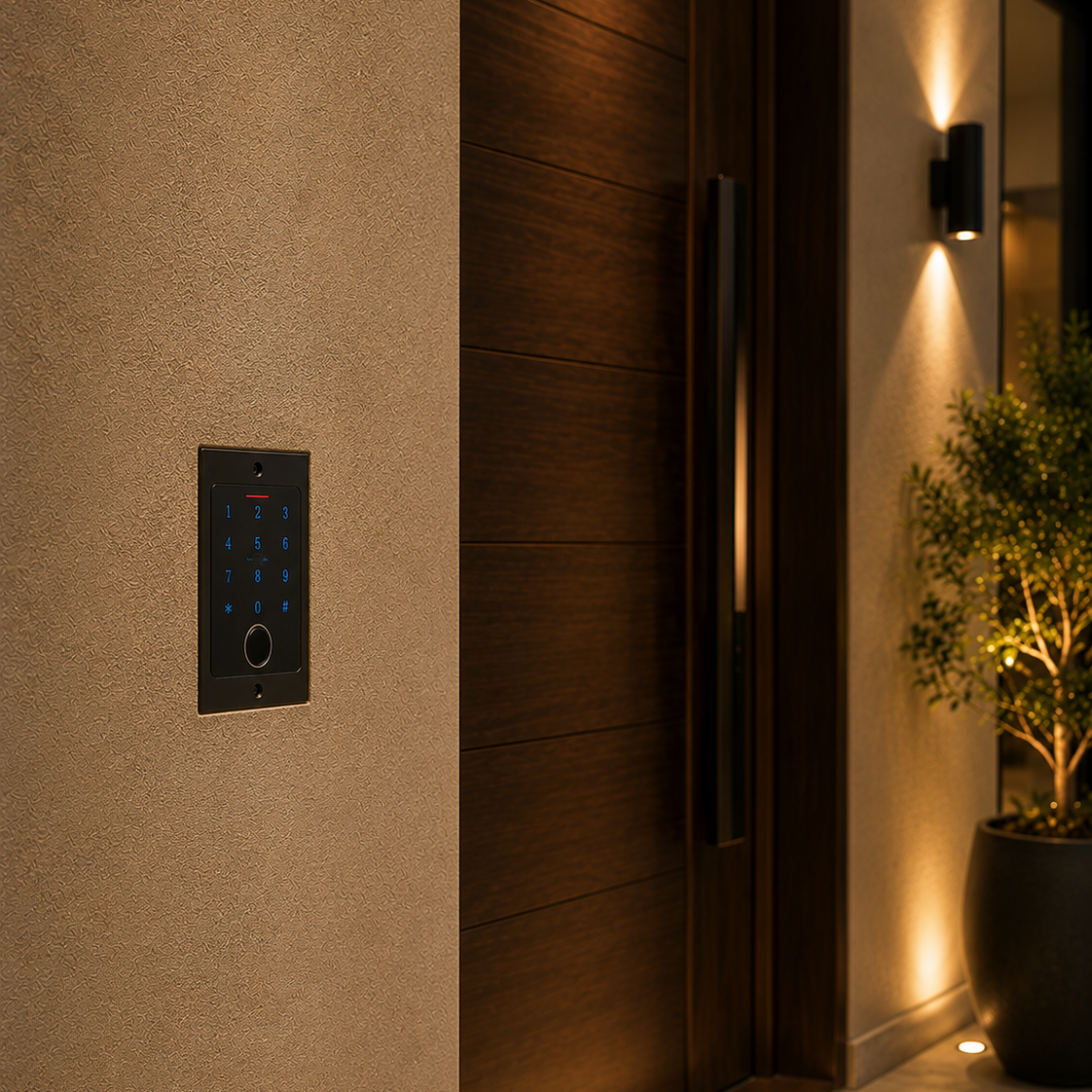 RECESSED MULTI ACCESS PHANTOM Black KEYPAD | ISH Kuwait
