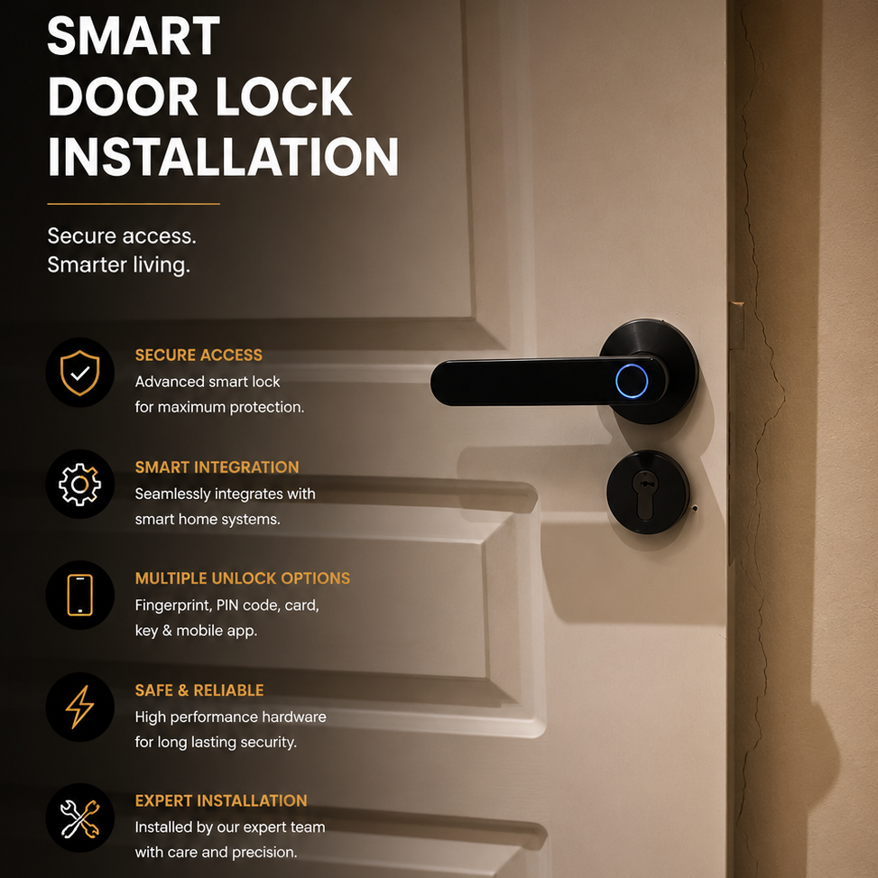 SMART LEVER DOOR LOCK | ISH Kuwait