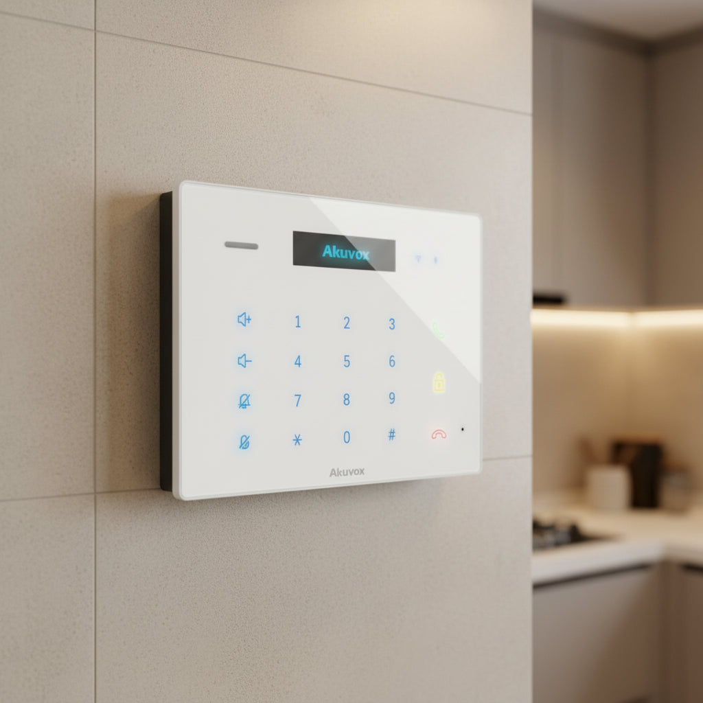 Smart Indoor Intercom with Touch Numeric Pad