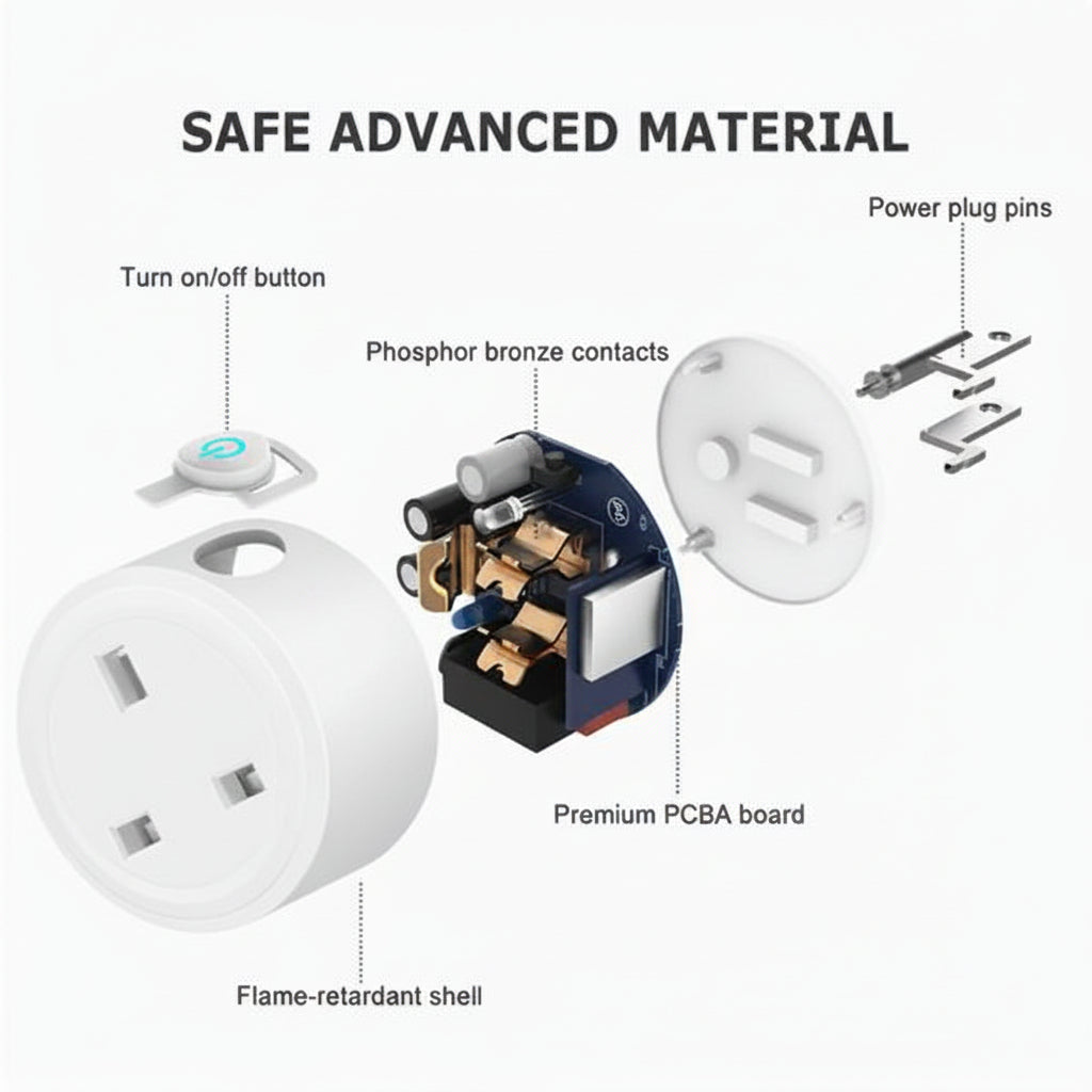 WIRELESS WIFI REMOTE CONTROL SMART SOCKET POWER PLUG | ISH Kuwait