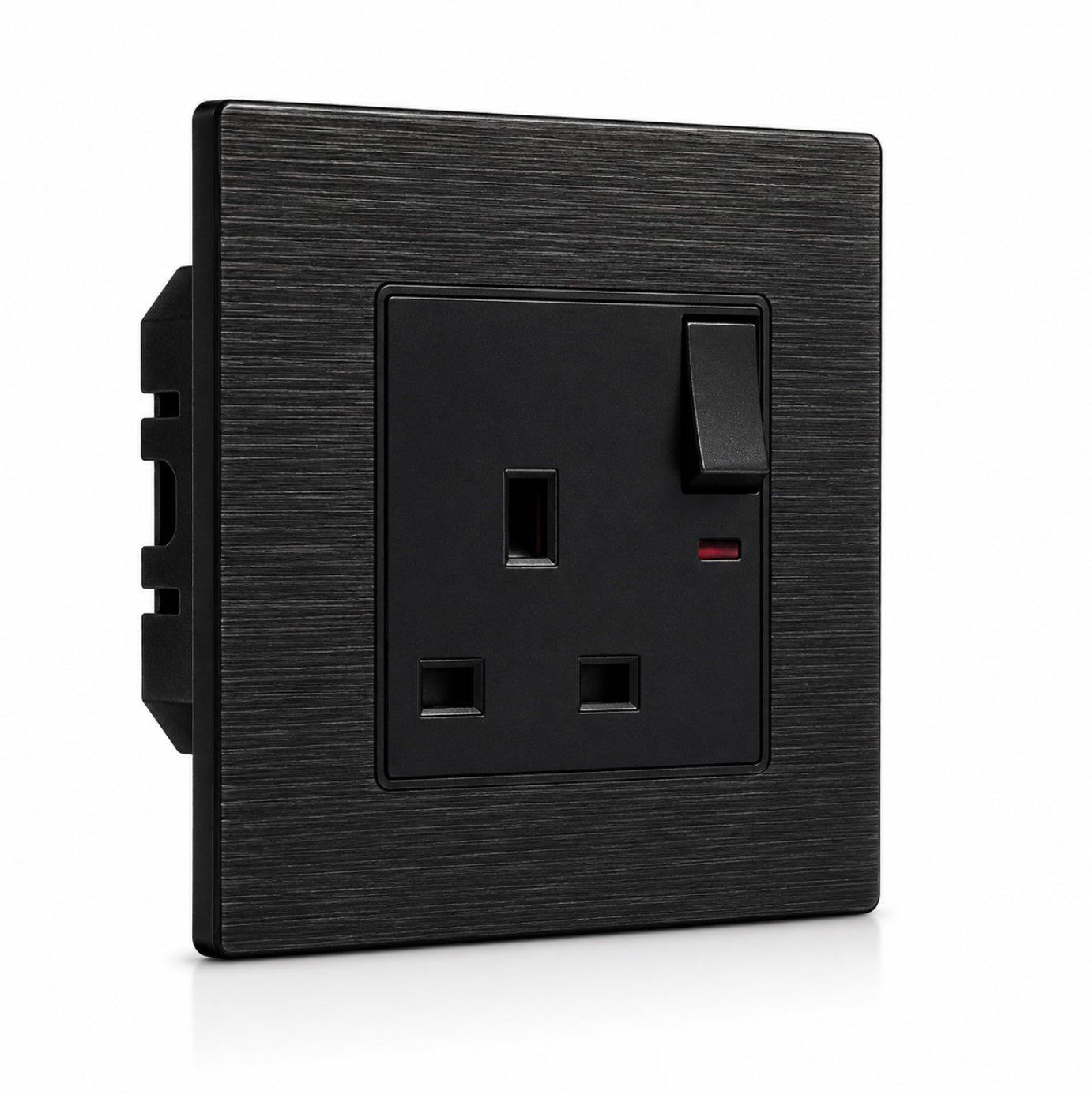 Premium Single Socket - Black Aluminum