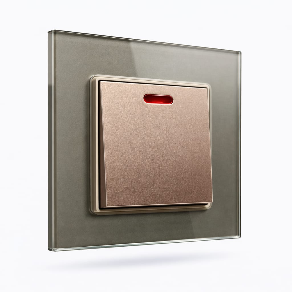 Premium 20A Switch - Champagne Glass