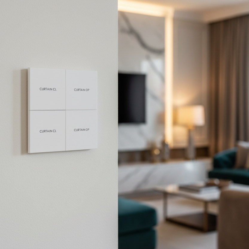 Zigbee 4-Gang Mechanical Smart Switch Panel | ISH Kuwait