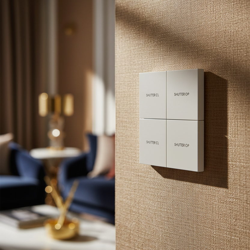 Zigbee 4-Gang Mechanical Smart Switch Panel | ISH Kuwait