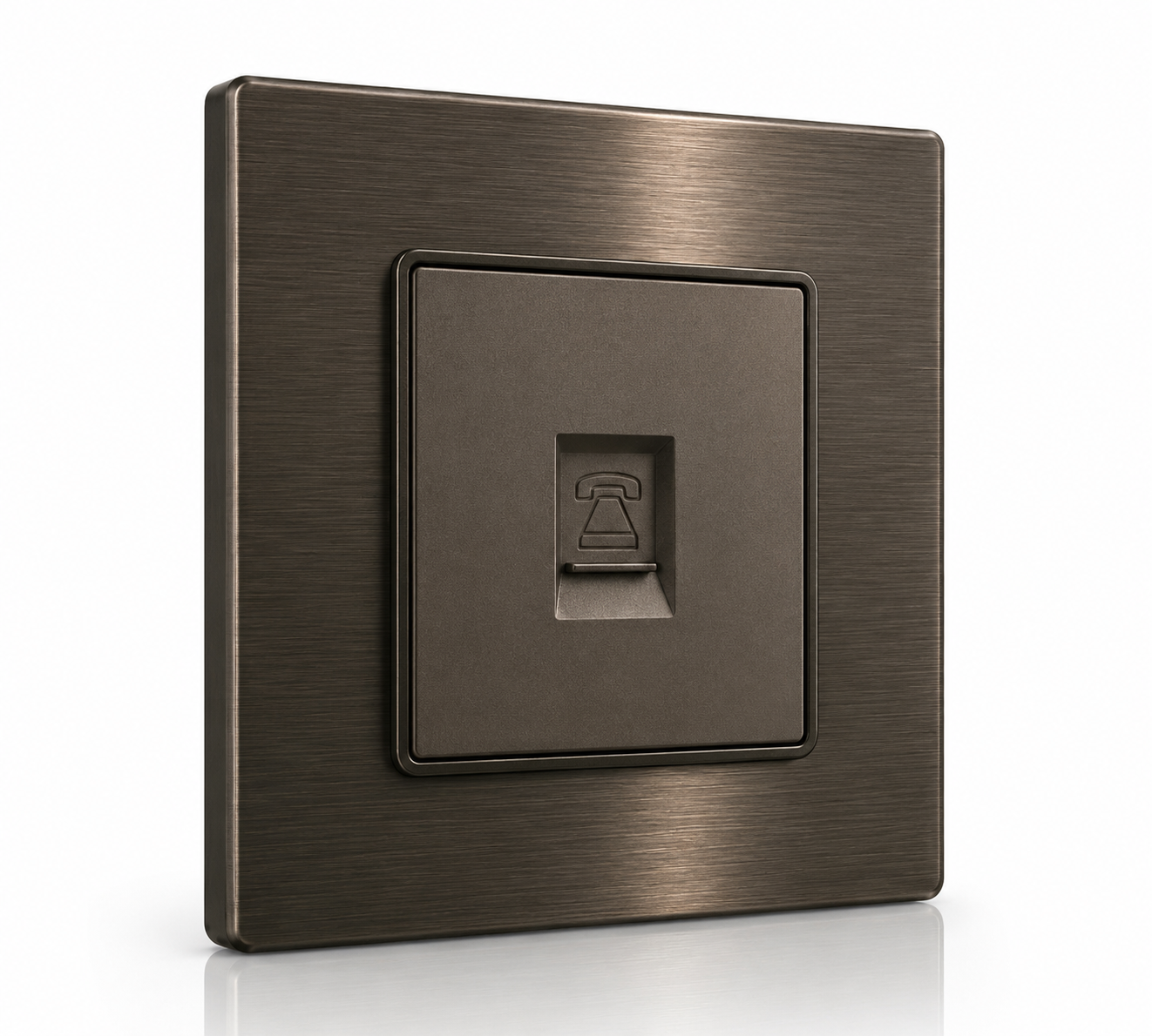 Premium Telephone Outlet - Stainless Steel