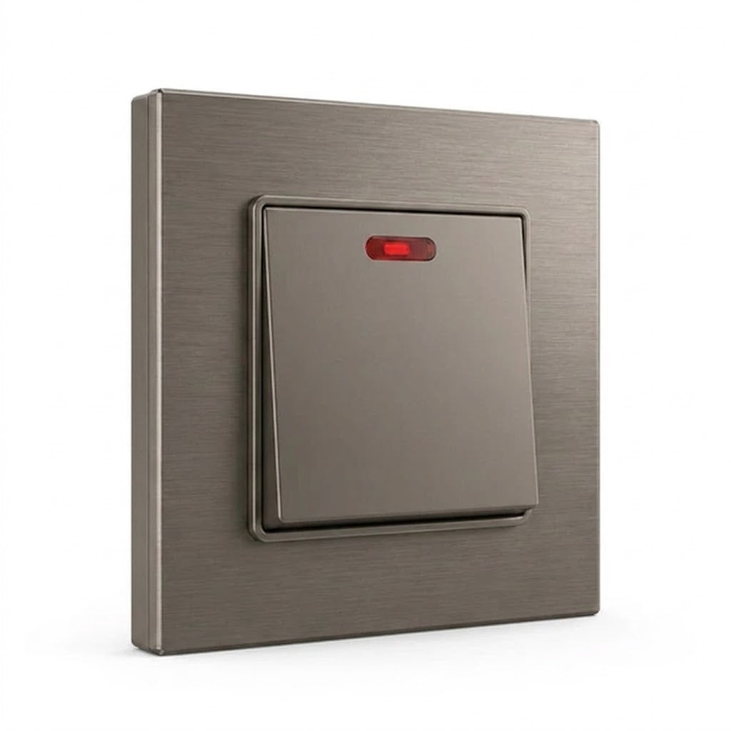 Premium 20A Switch - Titanium Aluminium