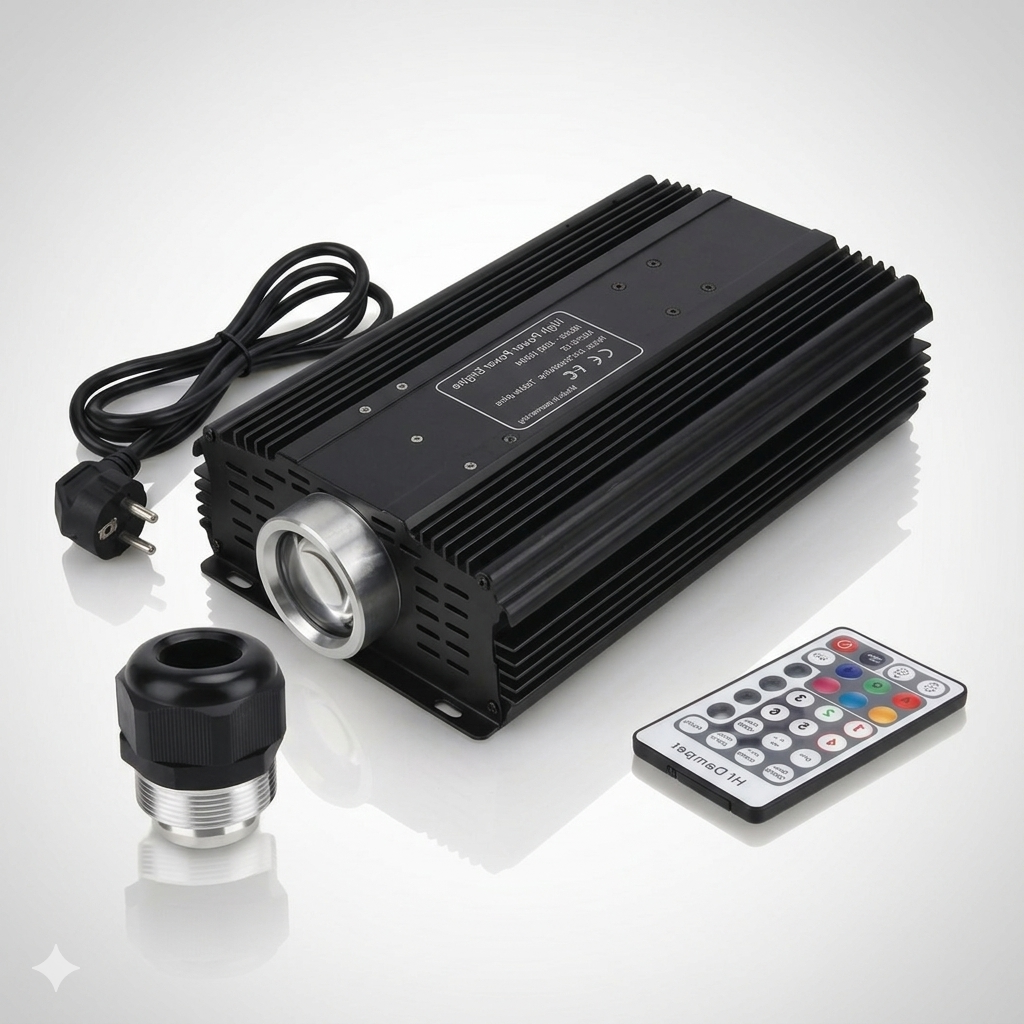 Smart LED fiber light engine 100W Single head