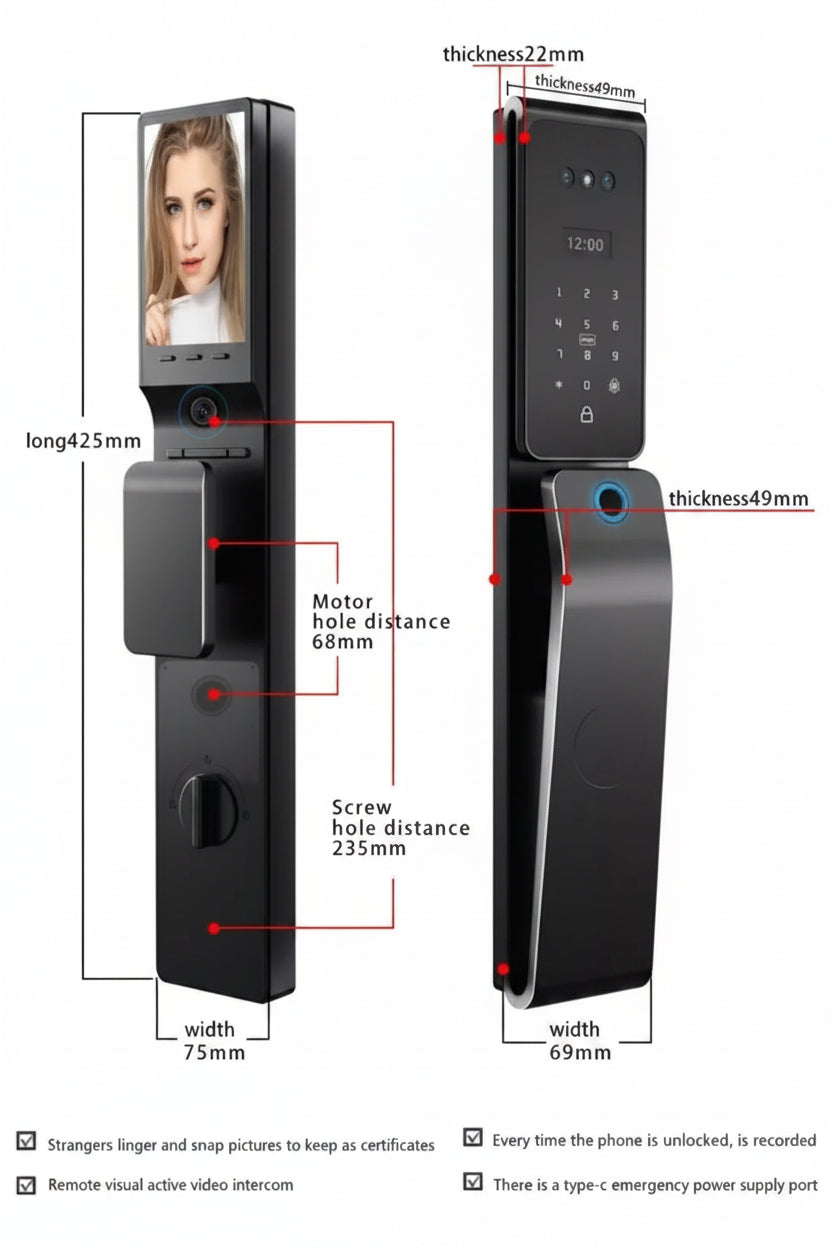 3D FACE RECOGNITION DOOR LOCK | ISH Kuwait